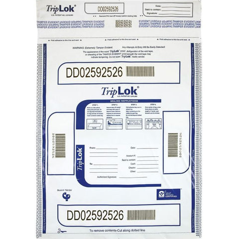 Cases of TripLok Deposit Bags