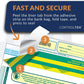 SafeLok Horizontal Twin Deposit Bag ,13.5" x 10", Case of 500 Bags, 585095CT