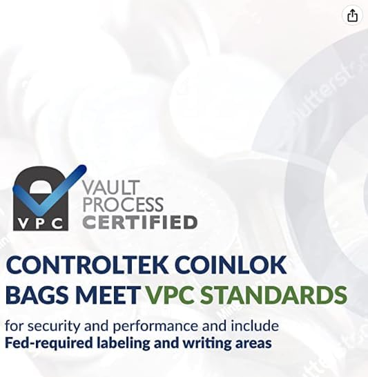 CoinLok Coin Courier Deposit Bag 12" x 24.5", Clear, Case of 250 Bags, 585347CT - spotlesssupply.com