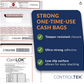 CoinLok Deposit Bag 12.5" x 25" Clear (Pack of 50) 585100