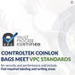 CoinLok Deposit Bag 12.5" x 25" Clear (Pack of 50) 585100