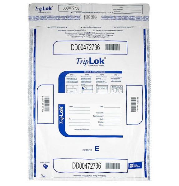 TripLok Deposit Bag 15" X 20" White (Case of 250) 585053