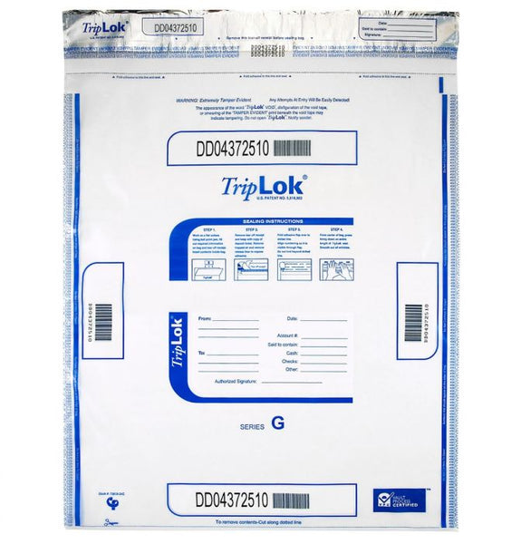 TripLok Deposit Bag 19" X 24" Clear (Pack of 50) 585056