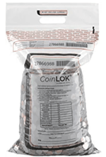 CoinLok Deposit Bag 12.5" x 25" Clear (Pack of 50) 585100 - spotlesssupply.com