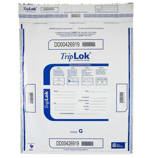 TripLok Deposit Bag 19" X 24" White (Pack of 50) 585058 - spotlesssupply.com