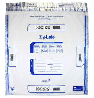 TripLok Deposit Bag 20" X 20" Clear (Case of 250) 585064 - spotlesssupply.com
